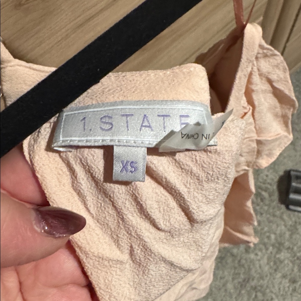 STATE Peach Ruffle Camisole - Picture 2 of 5